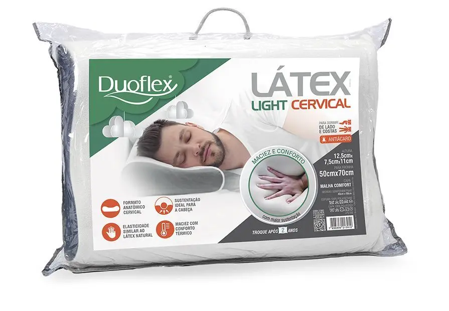 Almohada cervical de látex